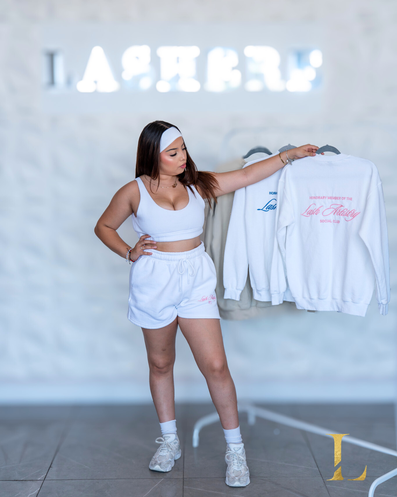 Lash Artistry Social Club Crewneck Sweaters - Image 2